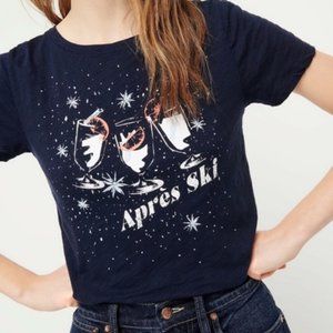 NWT! J. Crew Après ski vintage cotton graphic tee